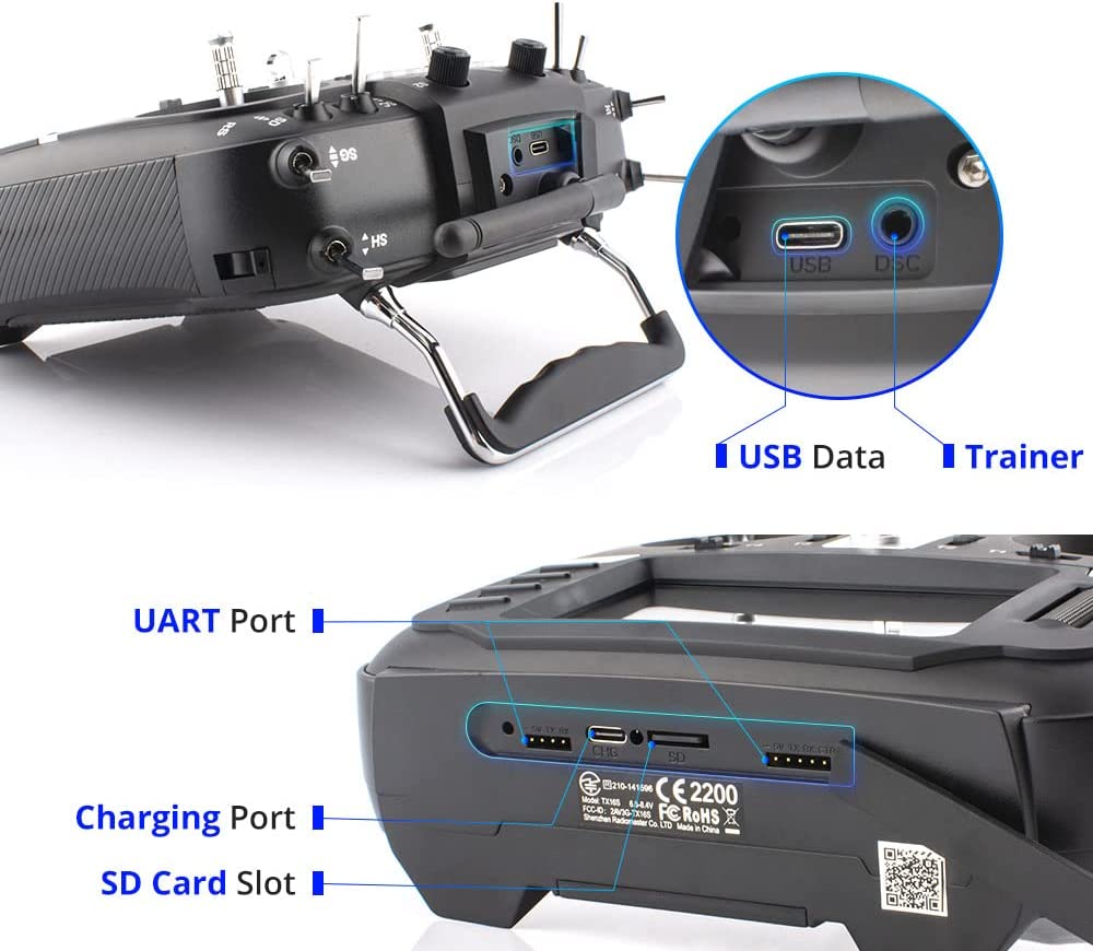 ★ RadioMaster TX16S MkⅡ 4in1 Mode1 ★ RadioMaster TX16S MK II Max Radio Controller 4 in 1 with