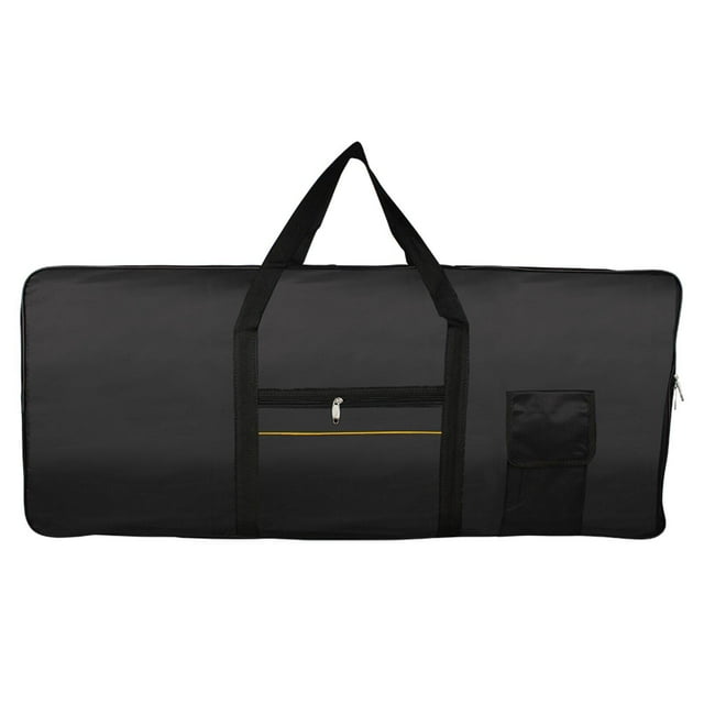 Clavier Portable 61 Touches Étui Rembourré pour Piano Électrique Sac Gig en Tissu Oxford