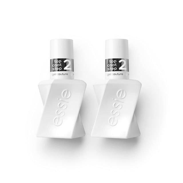 Set de esmaltes de uñas Essie Gel Couture Longwear Top Coat Duo
