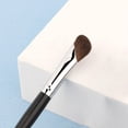 thumbnail image 3 of Brocha suave para de ojos Brocha de maquillaje para detalles Difuminado cómodo con mango de madera Virolas de aluminio para pulir Brocha shamjiam pincel de sombra de maquillaje, 3 of 8