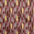 thumbnail image 1 of oneOone Polyester Spandex Maroon Fabric Ikat Fabric For Sewing Printed Craft Fabric By The Yard 56 Inch Wide, 1 of 4