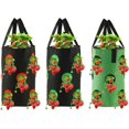 thumbnail image 1 of Paquete de 3 bolsas para plantas de pared, bolsas cilíndricas para plantas colgantes, maceteros verticales duraderos para pared de jardín, adecuados para plantaciones colgantes en interiores y exteri, 1 of 5