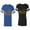 Men Royal / Women Black, variant on Wild King Queen Matching Couple Cotton Jerseys (Men Royal / Women Black) (Men S / Women S)