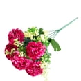 thumbnail image 1 of Ramo de hortensias artificiales realistas de 5 cabezas, encantador y duradero, ideal para jardín., 1 of 8