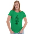 thumbnail image 4 of Dual Whales Compass Spirit Animal Womens Slim Fit Graphic Tee Brisco Brands X, 4 of 5
