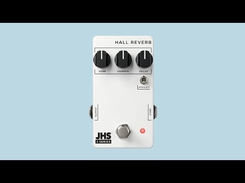JHS Pedals Hall Reverb Effects Pedal White