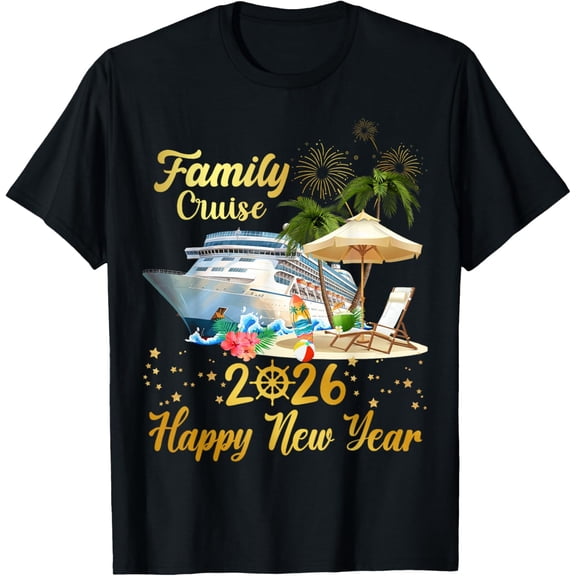 Family Cruise 2026 Happy New year T-Shirt
