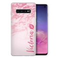 thumbnail image 1 of Étui Rigide Personnalisée Samsung - Marbre Rose & Nom Côté Baiser, iPhone 13 Pro, 1 of 4