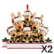 thumbnail image 1 of 6 Adornos para de Navidad, Colgante Familiar de Ciervo Y Alce, Decoración Navideña, 6 Renos 2 piezas, 1 of 8