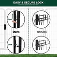 thumbnail image 2 of FINE MAKER Pet Pen, Designed for Camping and Yards, 47Inches High, Suitable for Small/Medium Dogs, 8 Enclosure Panels, 2 of 8