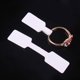 thumbnail image 1 of 1000pc Paper Jewelry Display Price Label Cards Paper Price Tag Sticky Rectangle White 6x1.3x0.02cm, 1 of 3