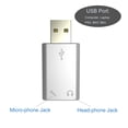 thumbnail image 3 of Adaptador de sonido estéreo externo Ormromra USB 2.0 CJWUS-4445, 3 of 6