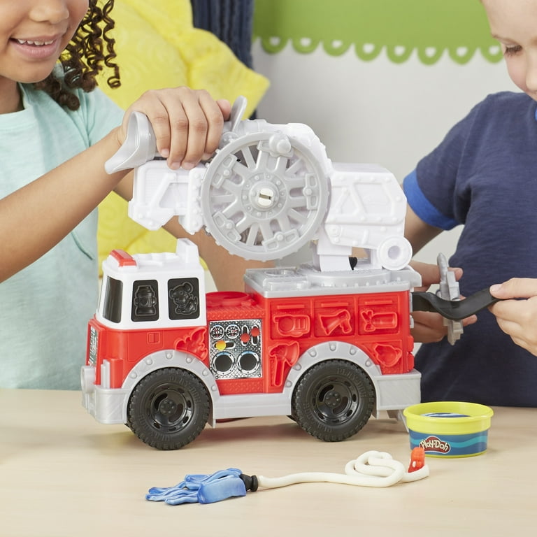 Firetruck Playdough Sensory Kit 