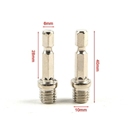 

1Pc 1/4 Hexagon Connecting Rod Adapter Drill Chuck M10 Polishing Disc Connection