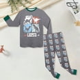 thumbnail image 5 of Toddler Baby Boys Fall Winter Clothes 12 18 24 Month 3T 4T 5T 6T 7T Toddler Boy Outfits Dinosuar Print Long Sleeve Shirt Pants Set Kaprioy Boy Pajamas Cotton Pjs Set Kids Dinosaur 2 Piece Sleepwear, 5 of 6