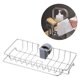 thumbnail image 5 of Estante de almacenamiento para el hogar, estante para jabón, estantes, organizador de fregadero ajustable, colgador de tela para platos Baoblaze estante de almacenamiento del fregadero, 5 of 7