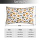 thumbnail image 2 of Fotbe Dog Faces Funda de Almohada Decorativa Estilo Occidental, Lujo en Algodón, Fundas para Almohadas King, Cojín Estampado para Decoración del Hogar-16"x24", 2 of 6
