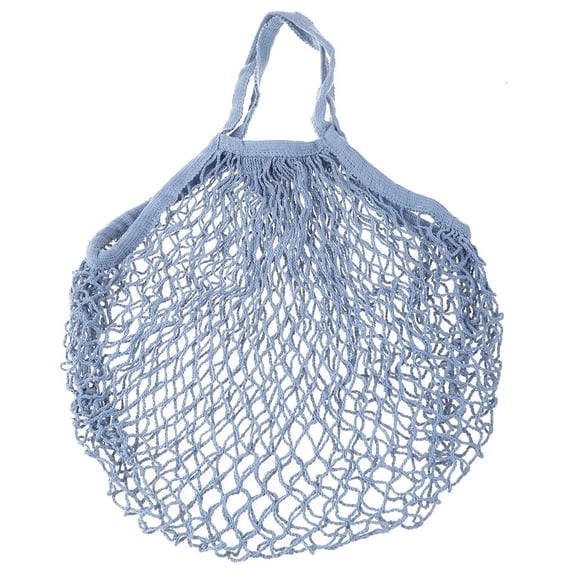HILOGEL Portable Cotton Shopping Mesh Bag Ecology Reusable Short Handle Grocery Bags String Mesh Bags Eco-Friendly Lightweight Tote Foldable Large Capacity Carrying Store Utensils