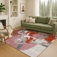 thumbnail image 6 of Addison Rugs Chantille Indoor/Outdoor Contemporary Novelty Red Machine Washable Rectangle Rug, 5' x 7'6", 6 of 8