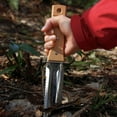 thumbnail image 3 of Nisaku NJP650 7.25" Blade Hori-Hori Stainless Steel Tomita Weeding Knife, 3 of 9
