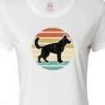 thumbnail image 4 of Inktastic German Shepherd Silhouette Vintage Retro Women's T-Shirt, 4 of 5