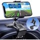 thumbnail image 1 of Soporte para teléfono de coche, soporte para teléfono móvil con rotación de 360 grados, soporte de montaje para clip de coche, adecuado para teléfonos inteligentes de 4 a 7 pulgadas (negro) Feliz Sencillez, 1 of 3