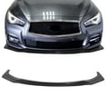 thumbnail image 2 of Ikon Motorsports Compatible with 14-17 Infiniti Q50 IKON V6 Style Front Bumper Lip Bodykit - PU, 2 of 8