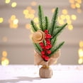 thumbnail image 4 of Vintage Christmas Decor Artificial Christmas Trees Christmas Decoration 20cm/7.9inches Small Christmas Tree Ornament Mini Christmas Tree Decoration Scene Setting For Living Room Desk Bedroom, 4 of 6
