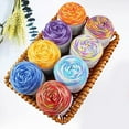 thumbnail image 5 of Uanit Ombre Yarn 2 Pack Rainbow Yarn Variegated Yarn Cotton Yarn Multi Colored Yarn Rainbow Yarn for heting Color Changing Yarn Soft Knitting Yarn for Crafts Yarn for heting Beginners, 5 of 9