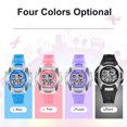 thumbnail image 4 of SYNOKE 9034 Reloj deportivo elegante para niños Reloj de pulsera digital multifuncional con LED luminoso/indicación de semana y fecha Reloj, 4 of 8