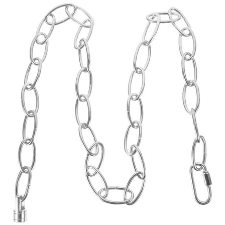 OFFIGAM Silver Metal Chain Accessories for Extending Chandelier and Pendant Lights
