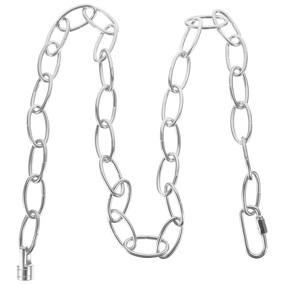 OFFIGAM Silver Metal Chain Accessories for Extending Chandelier and Pendant Lights