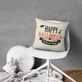 thumbnail image 4 of Halloween Pumpkin Ghost Throw Pillow Covers Ghost Boo Pillow Cover Sofa Bed Throw Cushion Cover for Living Room Decoration,20x20 Inch (2Pcs), 4 of 6