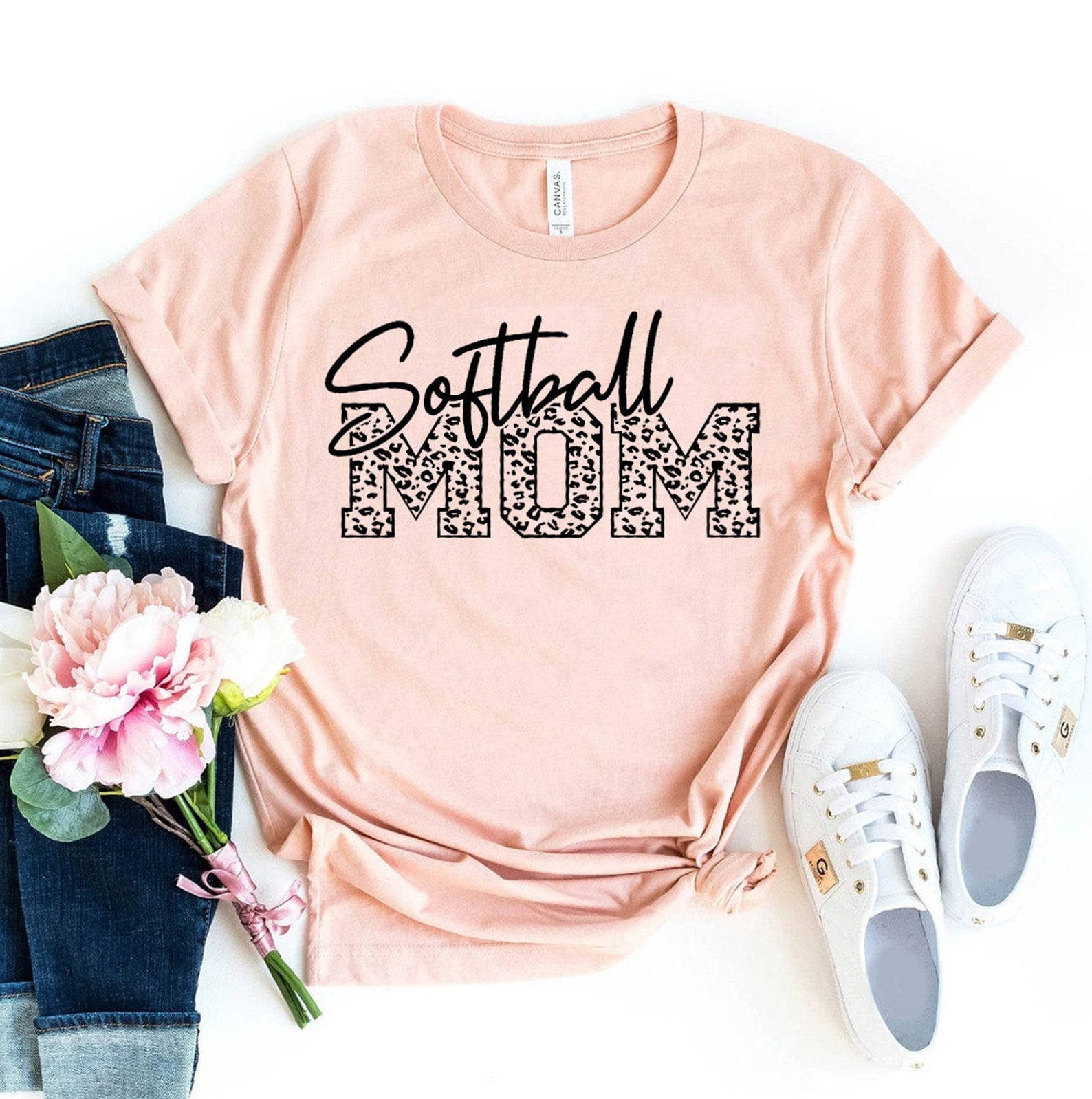 Women's Baseball Graphic Shirt - 'Tis The Season Funny Softball Tee | Casual Loose Fit Top - View #2