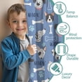 thumbnail image 3 of Blackout Kids Curtains,Dog with Woof and Bark Childrens Insulated Curtains Set Of 2,Bedroom Essentials,Toddler Room Decor 42x54in(106x137cm), 3 of 4