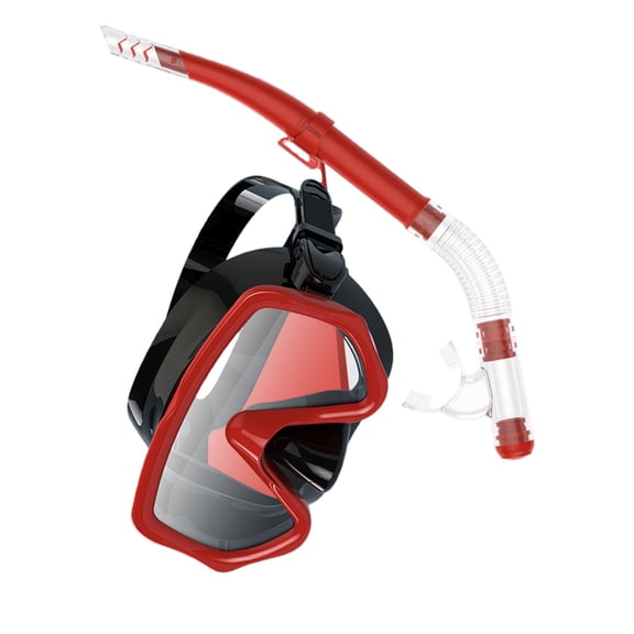 YIEMEEN Travel Snorkeling Gear Dry Top Breathing Tube Leakproof Snorkel for Adults