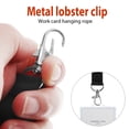 thumbnail image 3 of 1 Set Lanyard Hanging Id Card Holders Vertically Horizontal Name Badge Card Holders, 3 of 6