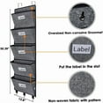thumbnail image 4 of Homyfort Over The Door File Organizer Hanging File Folders, Wall Organizers A..., 4 of 5