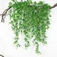 thumbnail image 2 of CIMAXIC Set of 2 Artificial Hanging Plants for Wall Decoration, Maintenance-Free Indoor Greenery, Perfect Home and Office Decor, 2 of 7