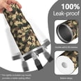 thumbnail image 2 of Camouflage 30oz Handheld Travel Tumbler with Handle – Double Wall Stainless Steel Insulated Cup, Flip Straw Lid, Leak-Proof & BPA-Free for Hot and Cold Drinks – Durable Coffee & Juice Mug Black, 2 of 6