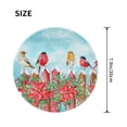 thumbnail image 3 of Disketp Winter Birds On The Fence Small Mouse Pad 7.9x7.9 Inches,Washable Round Mousepad For Office Laptop Computer,Non-Slip Rubber Base Mouse Pads For Wireless Mouse, 3 of 9