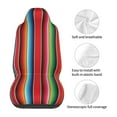 thumbnail image 5 of Sikiie Mexican Serape Blanket Stripes Car Seat Protector 2 Pack Car Seat Cushion Mat, Car Seat Covers for SUV, Truck, Van, 5 of 7
