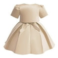 thumbnail image 4 of IROINNID Girls' Two-Piece Dress Set 2-10 Years Sleeveless Top with Short Jacket and Pleated Dress with Bow for Versatile and Casual Outfits, 4 of 4