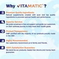 thumbnail image 4 of Vitamatic Melatonin, B6 & L-Theanine, Natural Berry, 120 Fast Dissolve Tablets, 4 of 9