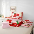thumbnail image 6 of Manfei Polka Dots Initial R 7-Piece Twin Bedding Set - Kawaii Strawberry/Christmas, 6 of 8