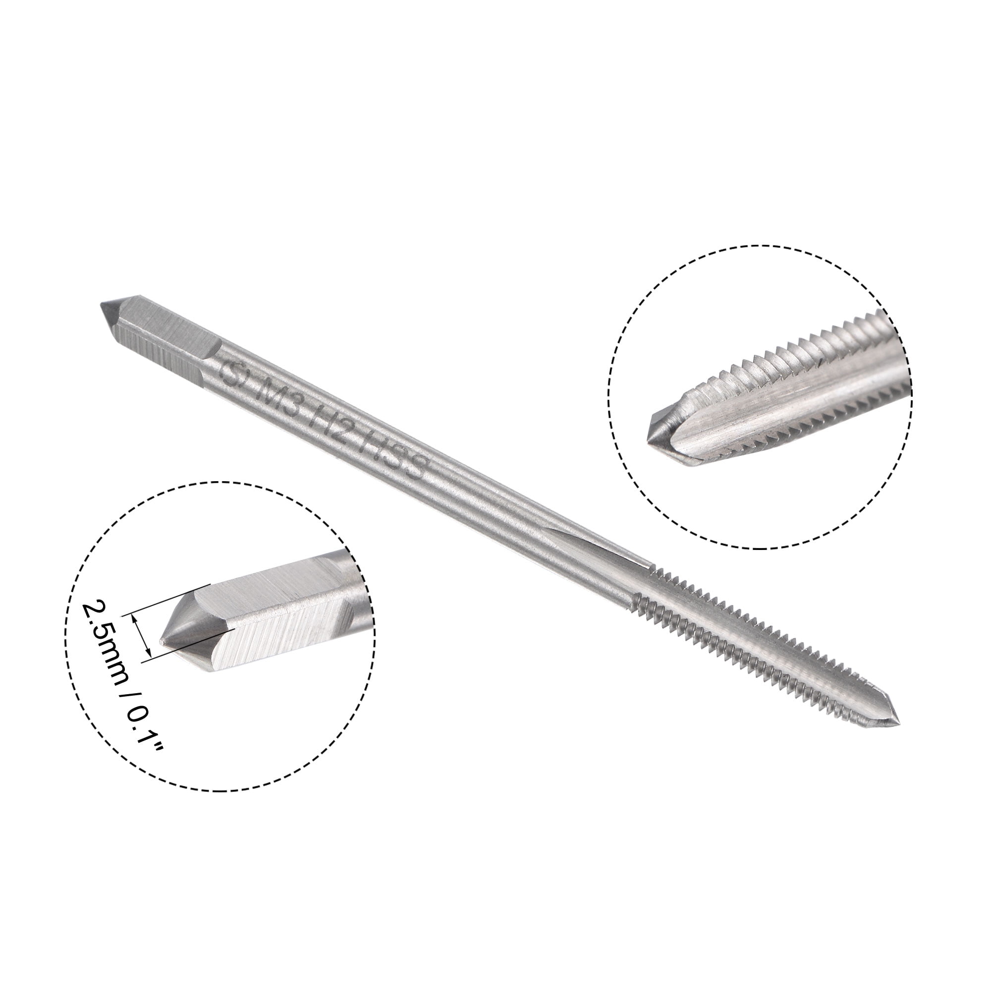 Unique Bargains Machine Thread Screw Tap Metric Tap and Die Set M3 x 0.5mm