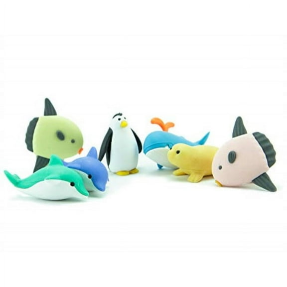 Marine Animals Eraser Card