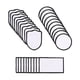 thumbnail image 1 of Parches de SublimacióN de 30 Piezas, Parches de Tela para Planchar en Blanco, Parches de ReparacióN de 3 Formas, de Sombrero en Blanco de SublimacióN para Manualidades DIY, 1 of 6