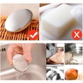 thumbnail image 4 of Jabón de acero inoxidable de 3 piezas, desodorizante, absorbente y eliminador de olores, para cocina (plateado), 4 of 5