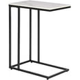 thumbnail image 3 of MAYPEX Rectangle Faux Marble Top C Table End Table for Sofa Couch and Bed Black, 3 of 3